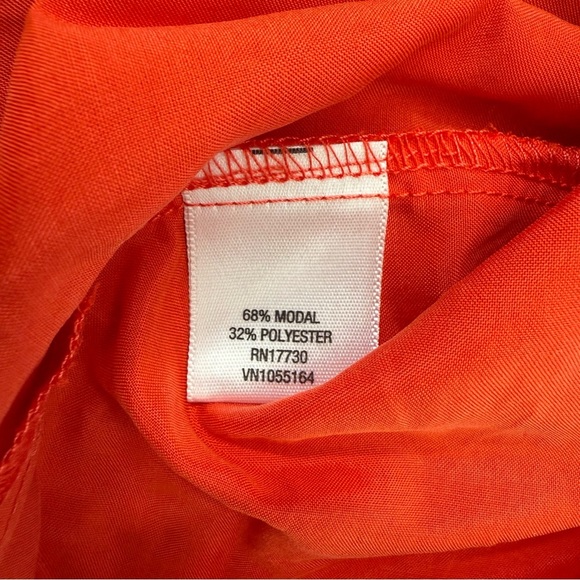 Women’s Merona Target Ruffle Neck Button Tie Long Sleeve Shirt Large - Picture 14 of 16